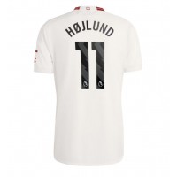 Fotballdrakt Herre Manchester United Rasmus Hojlund #11 Tredjedrakt 2023-24 Kortermet